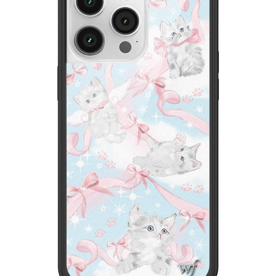 wildflower kitten around iphone 14promax case