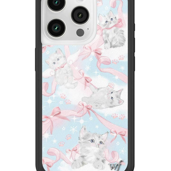 wildflower kitten around iphone 15pro case