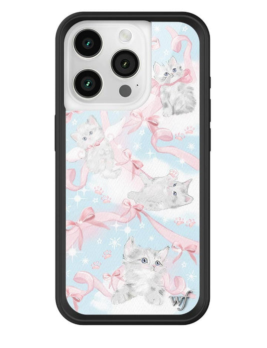 wildflower kitten around iphone 15pro case