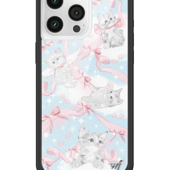 wildflower kitten around iphone 15pro case