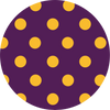Purple and Yellow Polka Dot