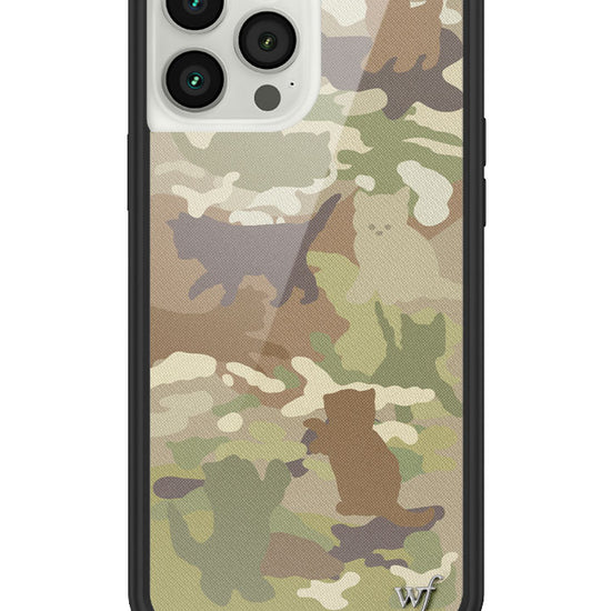 wildflower cat camo iphone 13promax case