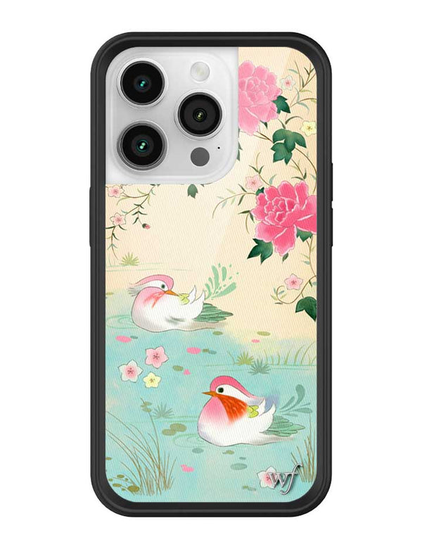 Wildflower iPhone case 14 Pro Lovers Lagoon Pastel Cute