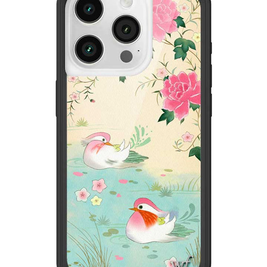 Wildflower iPhone case 15 Pro Lovers Lagoon Pastel Cute