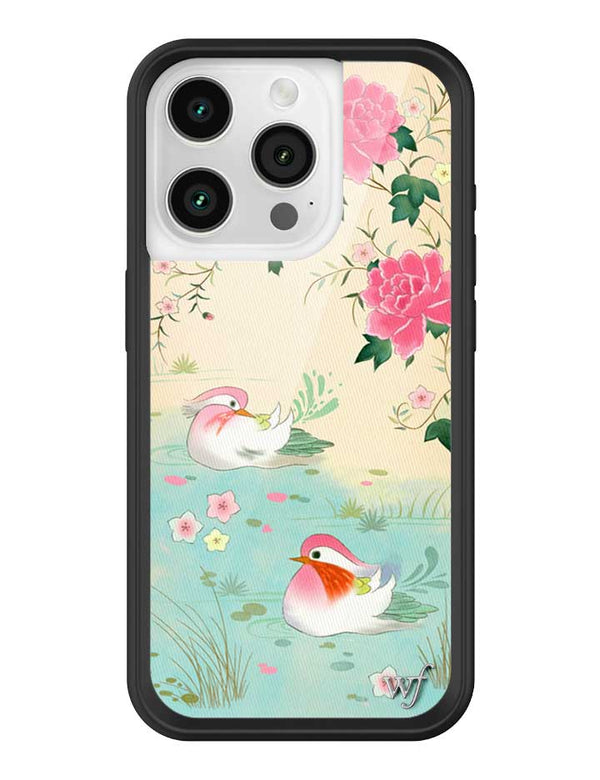 Wildflower iPhone case 15 Pro Lovers Lagoon Pastel Cute