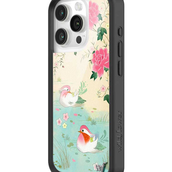 Wildflower iPhone case 15 Pro Lovers Lagoon Pastel Cute