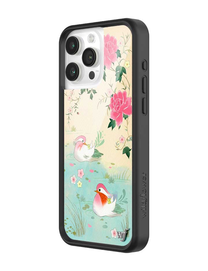 Wildflower iPhone case 15 Pro Max Lovers Lagoon Pastel Cute