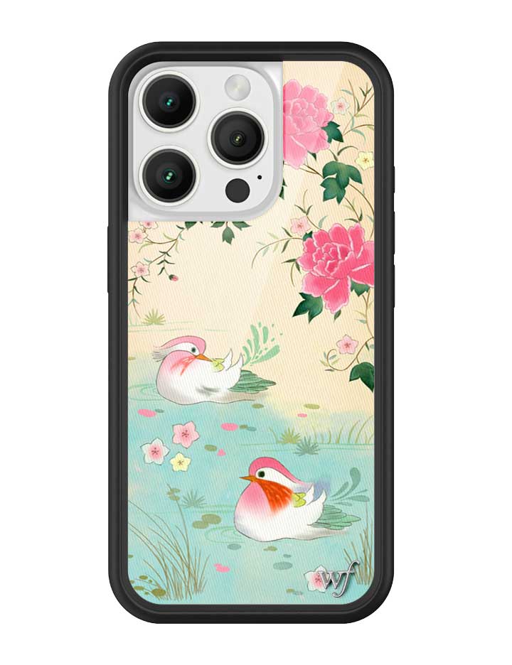 Wildflower iPhone case 16 Pro Lovers Lagoon Pastel Cute