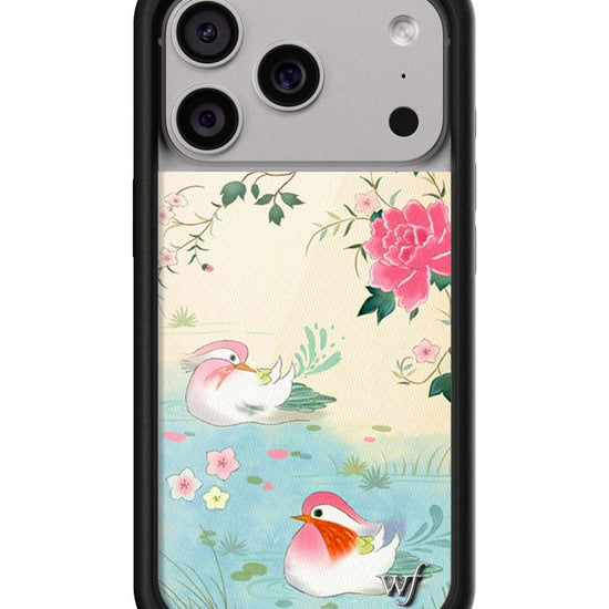 Wildflower iPhone case 17 Pro Lovers Lagoon Pastel Cute
