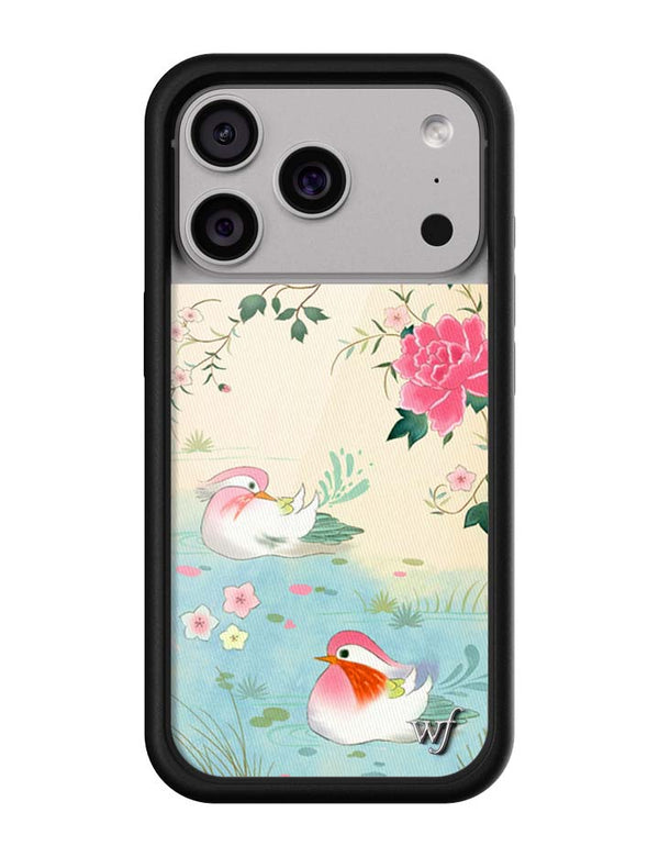Wildflower iPhone case 17 Pro Lovers Lagoon Pastel Cute