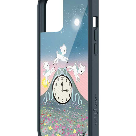 Wildflower iPhone case 12 Pro Max Laufey Collab Clock Cute