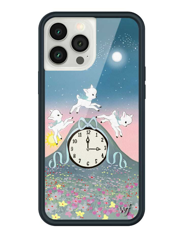 Wildflower iPhone case 13 Pro Max Laufey Collab Clock Cute