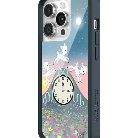 Wildflower iPhone case 14 Pro Laufey Collab Clock Cute