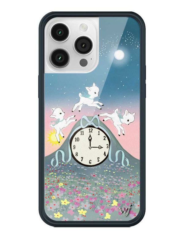 Wildflower iPhone case 14 Pro Max Laufey Collab Clock Cute