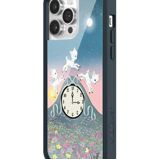 Wildflower iPhone case 14 Pro Max Laufey Collab Clock Cute