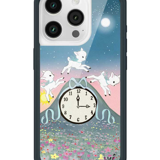 Wildflower iPhone case 15 Pro Laufey Collab Clock Cute