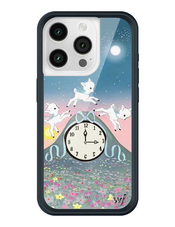 Wildflower iPhone case 15 Pro Laufey Collab Clock Cute