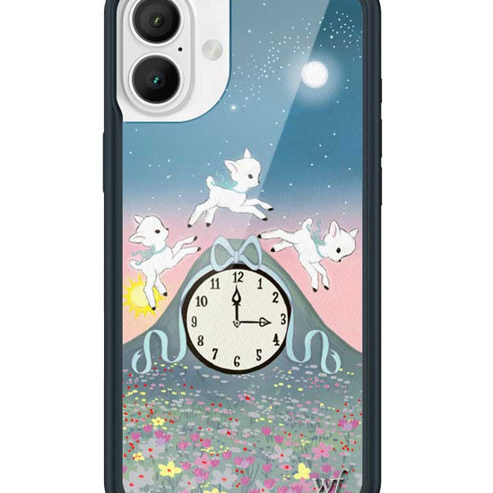 Wildflower iPhone case 16 Plus Laufey Collab Clock Cute