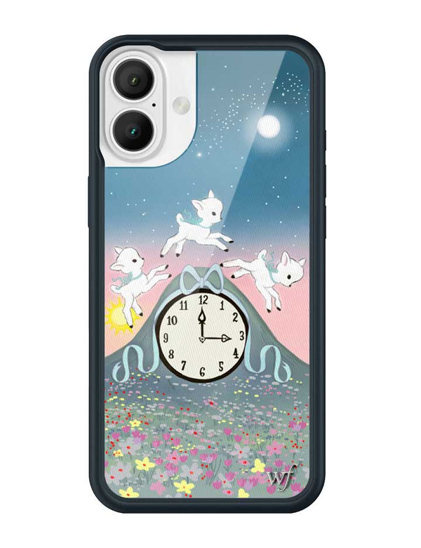 Wildflower iPhone case 16 Plus Laufey Collab Clock Cute