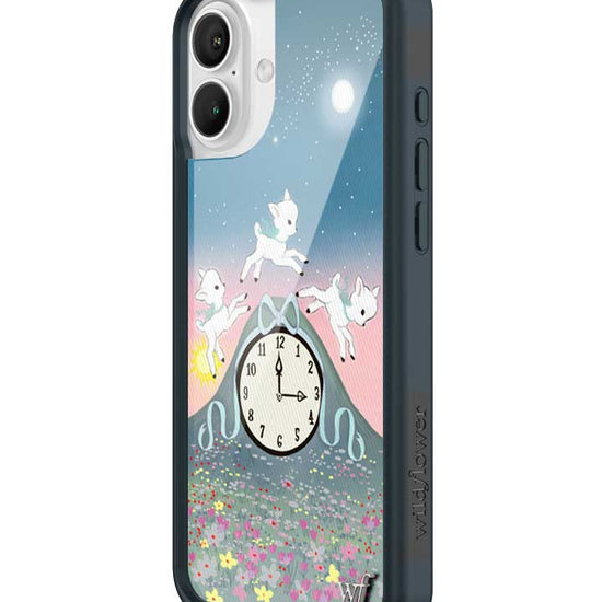Wildflower iPhone case 16 Plus Laufey Collab Clock Cute