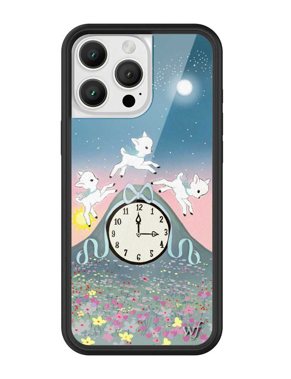 Wildflower iPhone case 16 Pro Max Laufey Collab Clock Cute
