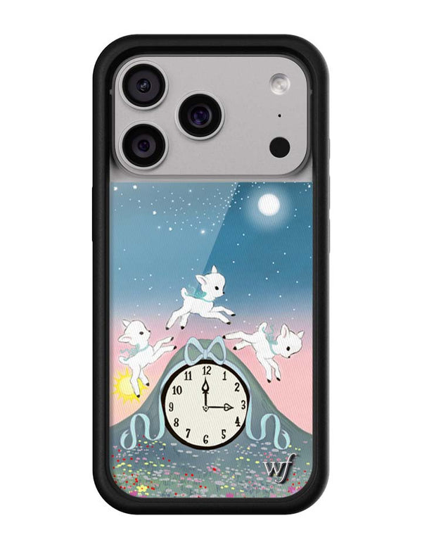 Wildflower iPhone case 17 Pro Laufey Collab Clock Cute