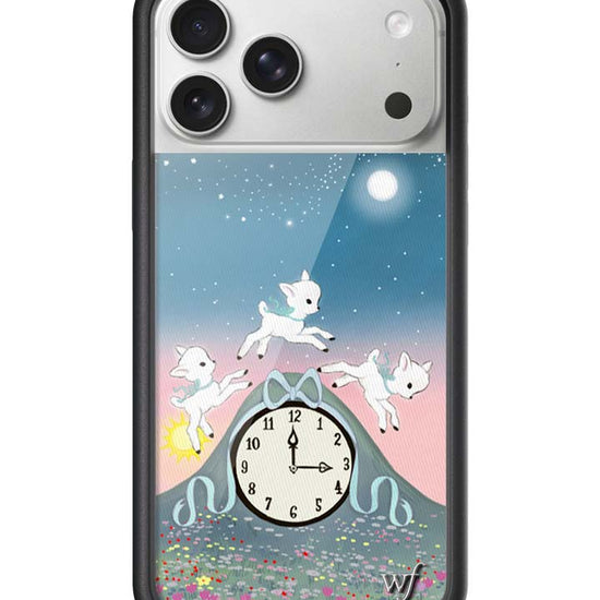 Wildflower iPhone case 17 Pro Max Laufey Collab Clock Cute
