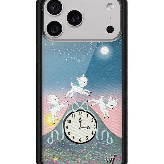 Wildflower iPhone case 17 Pro Max Laufey Collab Clock Cute