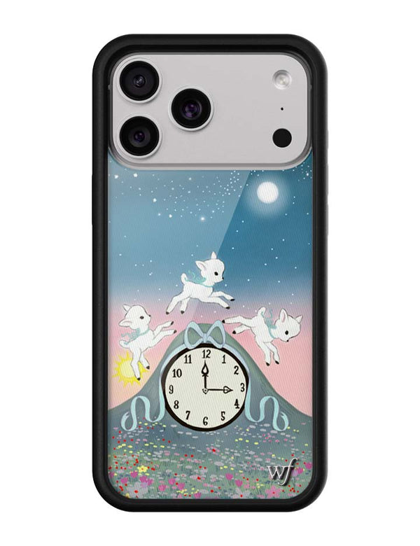 Wildflower iPhone case 17 Pro Max Laufey Collab Clock Cute