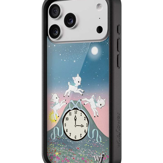 Wildflower iPhone case 17 Pro Max Laufey Collab Clock Cute