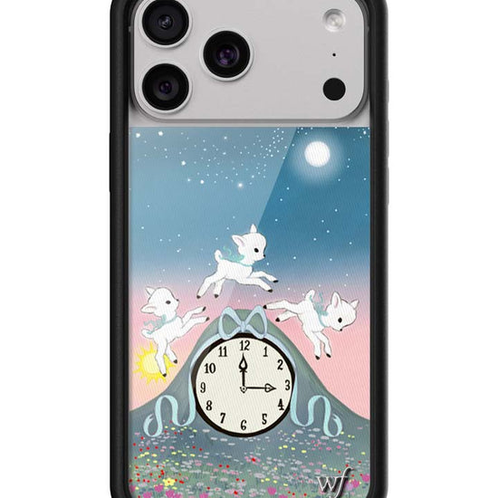 Wildflower iPhone case 18 Pro Max Laufey Collab Clock Cute