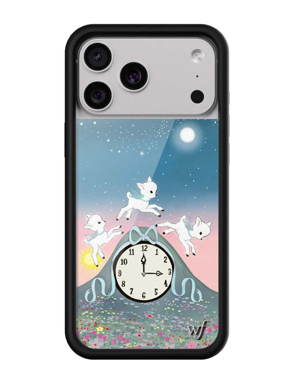 Wildflower iPhone case 18 Pro Max Laufey Collab Clock Cute