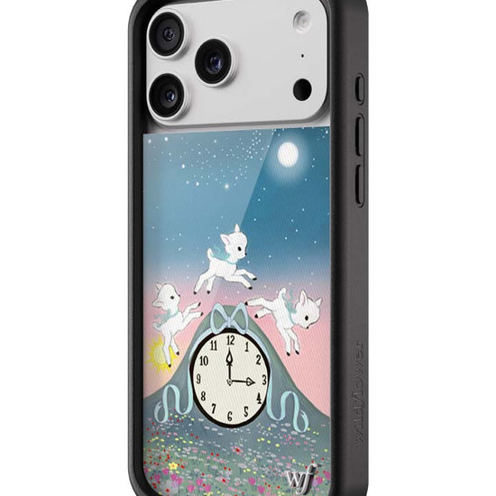 Wildflower iPhone case 18 Pro Max Laufey Collab Clock Cute