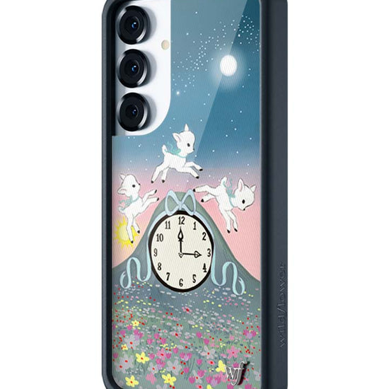Wildflower Galaxy S25 case Plus Laufey Collab Clock Cute