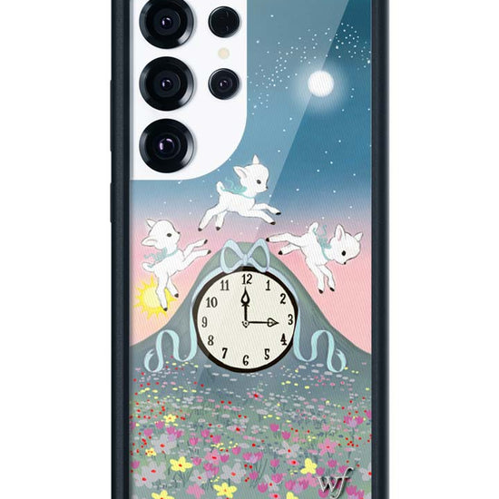 Wildflower Galaxy S25 case Ultra Laufey Collab Clock Cute
