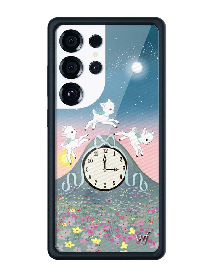Wildflower Galaxy S25 case Ultra Laufey Collab Clock Cute