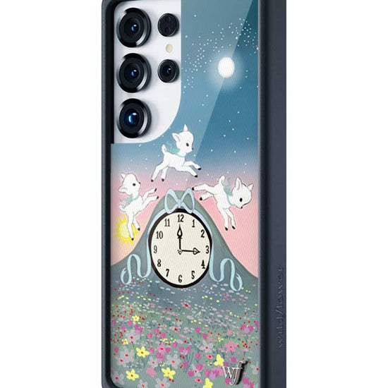 Wildflower Galaxy S25 case Ultra Laufey Collab Clock Cute