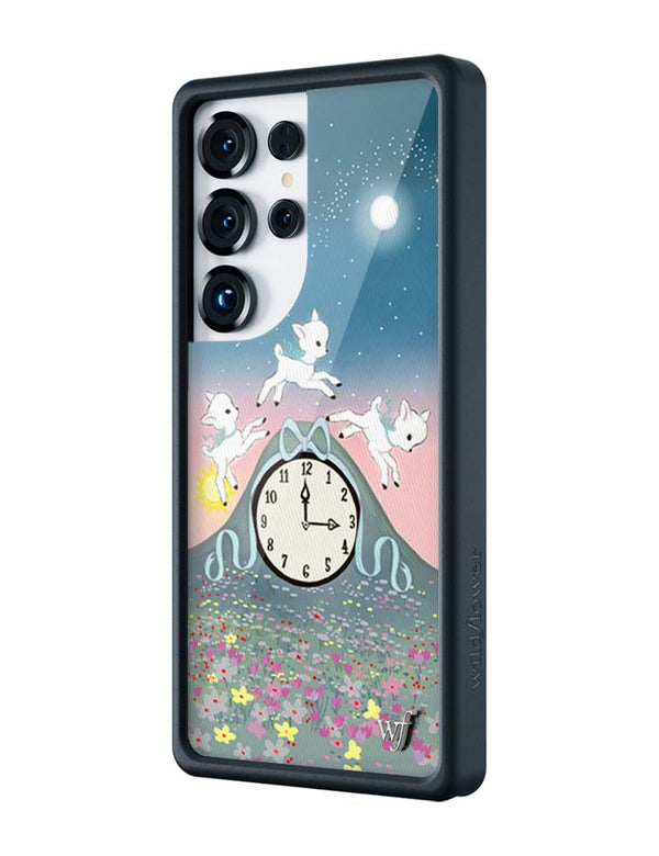 Wildflower Galaxy S25 case Ultra Laufey Collab Clock Cute