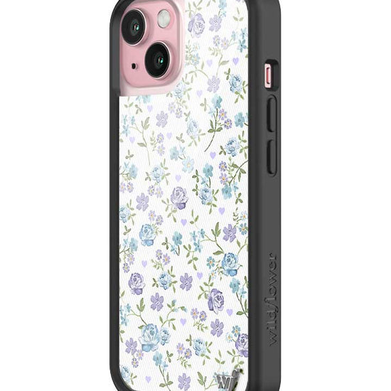 Wildflower Lilac And Blue Floral iPhone 16 Case