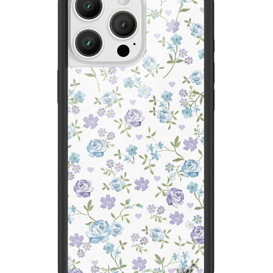 Wildflower Lilac And Blue Floral iPhone 16 Pro Max Case