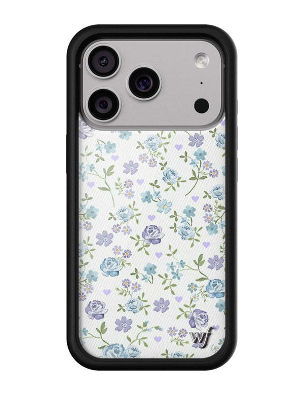 Wildflower Lilac And Blue Floral iPhone 17 Pro Case