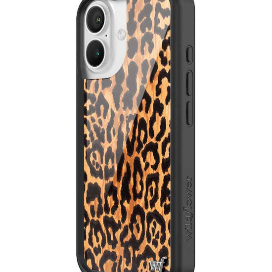 Wildflower Leopard Love iPhone 16 Case