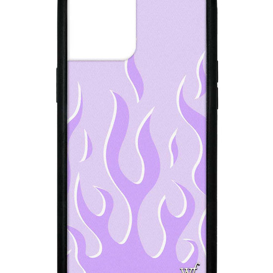 Wildflower Lavender Flames iPhone 12 Pro Max Case