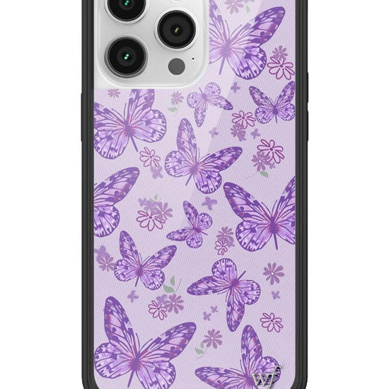 wildflower lavender butterfly iphone 14promax