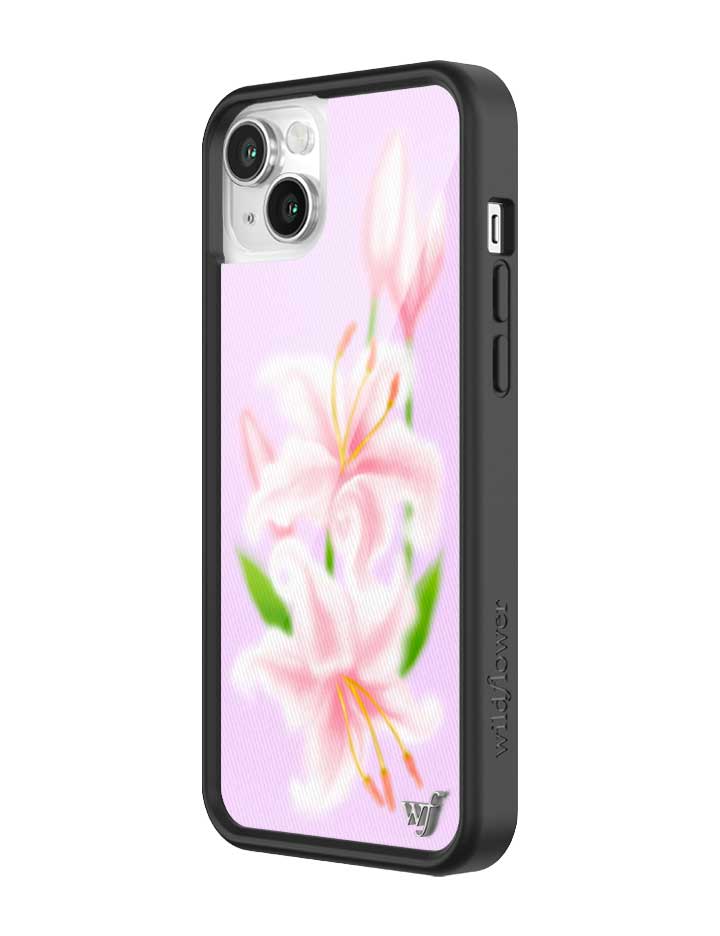 Wildflower iPhone case 14 Sweet Lily Lilac Cute