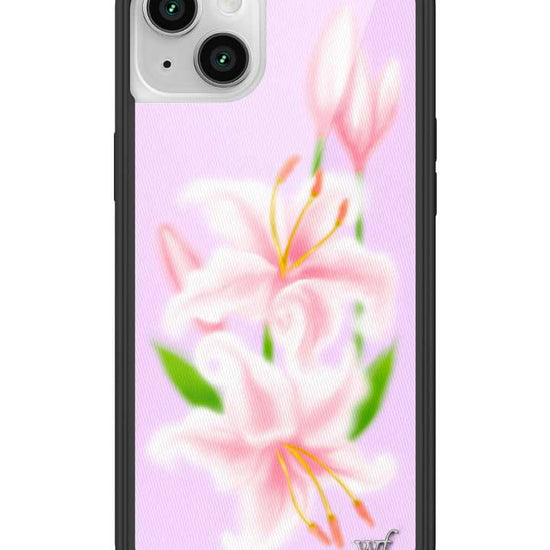 Wildflower iPhone case 14 Plus Sweet Lily Lilac Cute