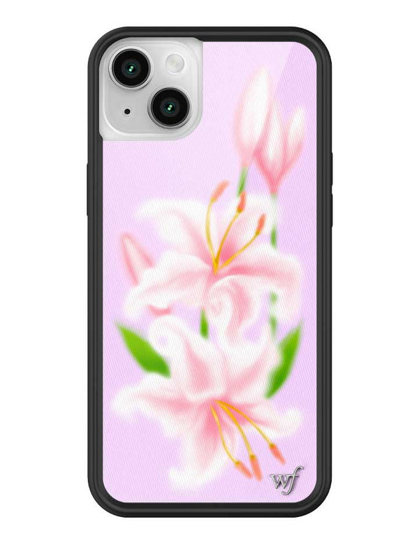 Wildflower iPhone case 14 Plus Sweet Lily Lilac Cute