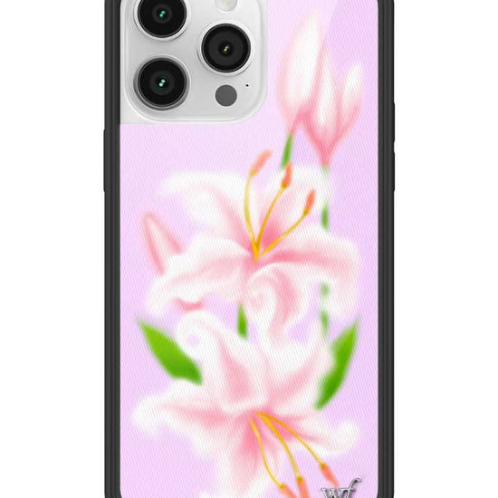 Wildflower iPhone case 14 Pro Max Sweet Lily Lilac Cute