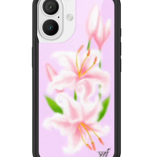 Wildflower iPhone case 16 Sweet Lily Lilac Cute