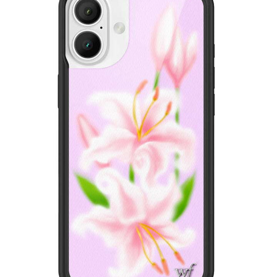 Wildflower iPhone case 16 Plus Sweet Lily Lilac Cute